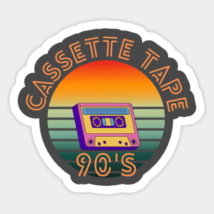 cassette tape vintage Sticker